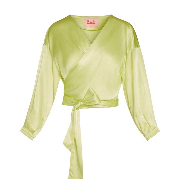 Rezek Studio Hustle Wrap Top size S Zest - Picture 2 of 7